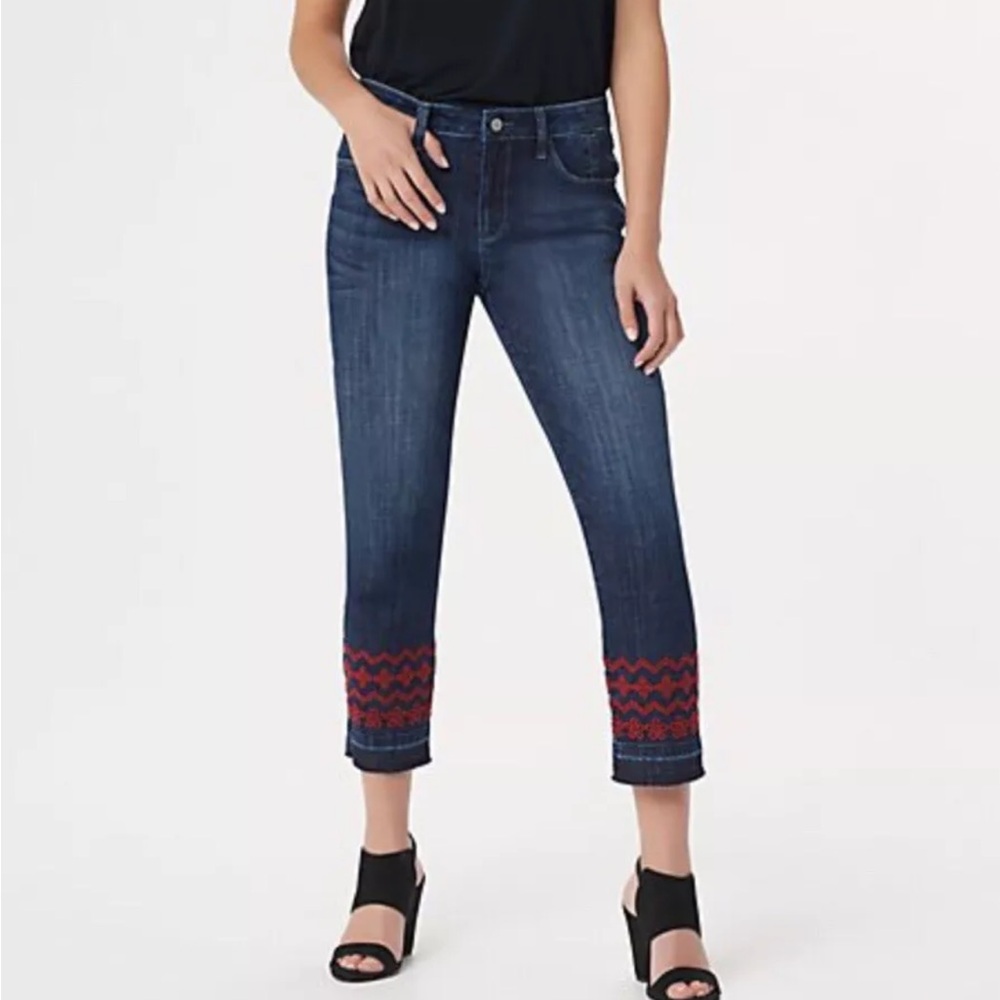 NWOT Laurie Felt Classic Stiletto Cropped Jeans Size 4